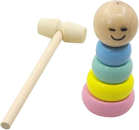 Amazon Zakata 魔法の木の人形 魔法のおもちゃの曲げられない小さい木の人 子供のおもちゃ おもちゃ雑貨 おもちゃ
