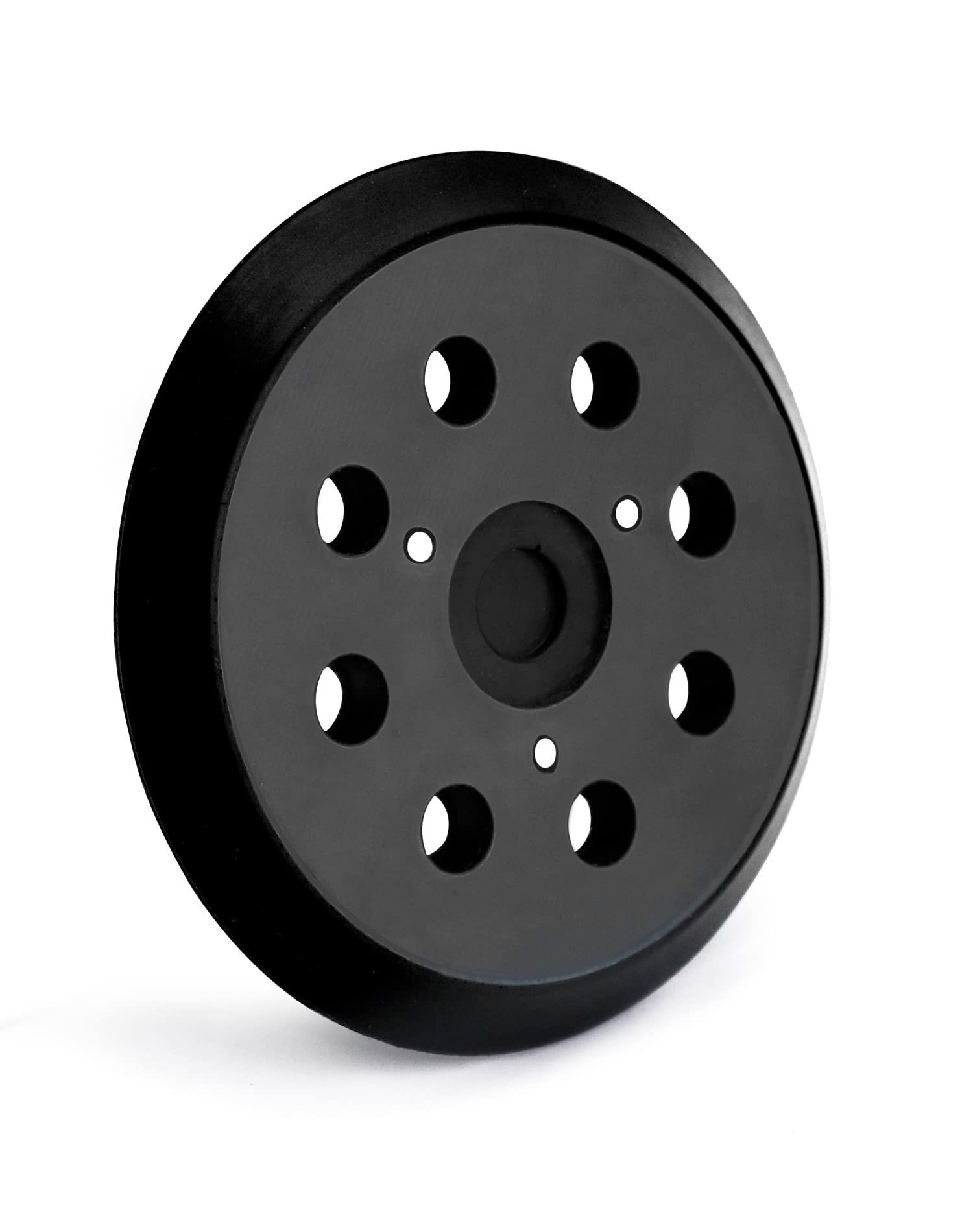 QWORK® 5 Inch 8 Hole Replacement Sander Base, Sanding Backing Pad Hook and Loop, Compatible with BO5030 BO5031 BO8041 BO5041