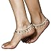 Susenstone Womens Beach Foot Pearl Bead Jewelry Anklet Chain Tassel