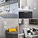Outlet Wall Mount Hanger Holder Stand Compatible with Google Home Mini Voice Assistants Plug in Kitchens, Bathroom and Bedroom (White)