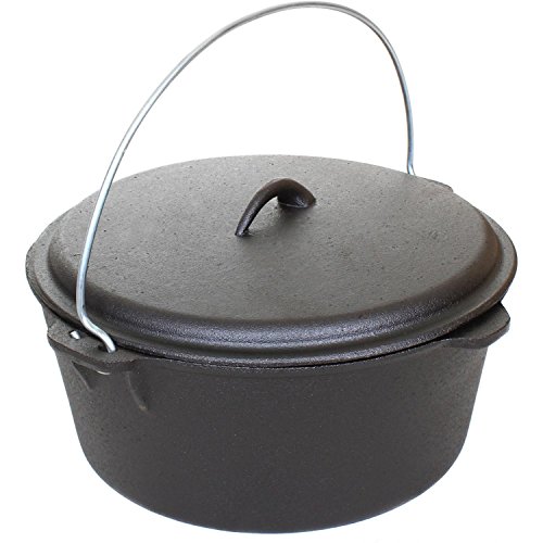 Cajun Cookware 9-quart Seasoned Cast Iron Dutch Oven - Gl10488s