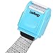 Identity Protection Roller Stamp LioNergy 1.5 Inch Wide Roller Identity Theft Prevention Security Stamp - Blue