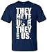 NZone 'They Hate Us Cuz They Ain't Us Men's T Shirt (2XL, Navy)