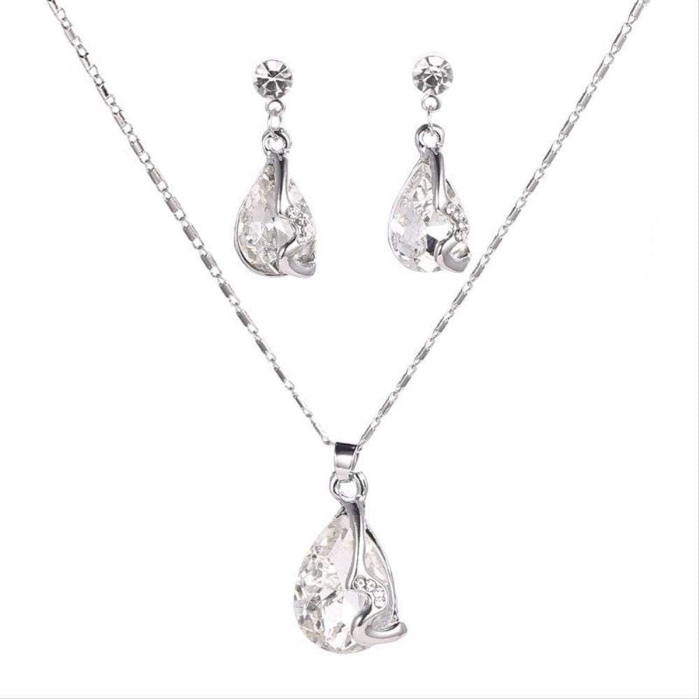 925 Sterling Silver Necklace Earrings Ladies, Silver Jewelry, Wedding