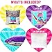GirlZone: Magical Reversible Sequin Pillow for Girls Bedroom Decor, Great Gift for Girls (Purple)