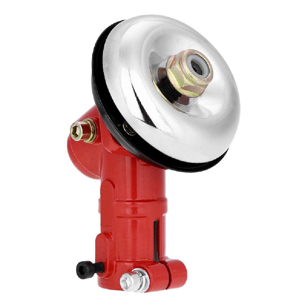 Brush Cutter Trimmer Gear Head, Universal 26mm Diameter 9 Teeth Lawn Mower Gearbox Replacement for Various Strimmer (Red)