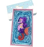 Fish Robot Toy Seahorse Toy Electric Bionic Fish with Smart Senor Diving Floating for Aquarium Pool Cute Magic Clownfish Electric Fishing Toy by Magical Imaginary (purple)
