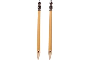 HOMOBABE 2pcs Bamboo Tip Calligraphy Pen with Handcrafted Precision and Ink Control Design for Drawing