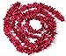 AlphaAcc Red Artificial Silk Wisteria Flower Hanging Garland Home Wedding Party Decor, Pack of 5
