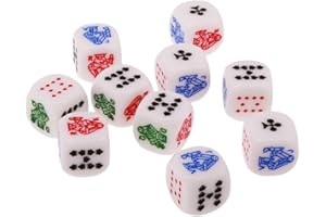 Fiocias Set of 16mm Acrylic Dice