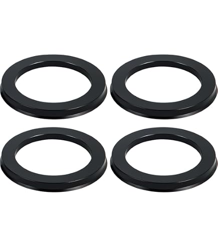 Amazon.com: X AUTOHAUX 4pcs OD 66.1mm to ID 63.4mm Aluminum Alloy