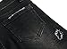 Boy's Black Skinny Fit Ripped Destroyed Distressed Stretch Patched Slim Jeans