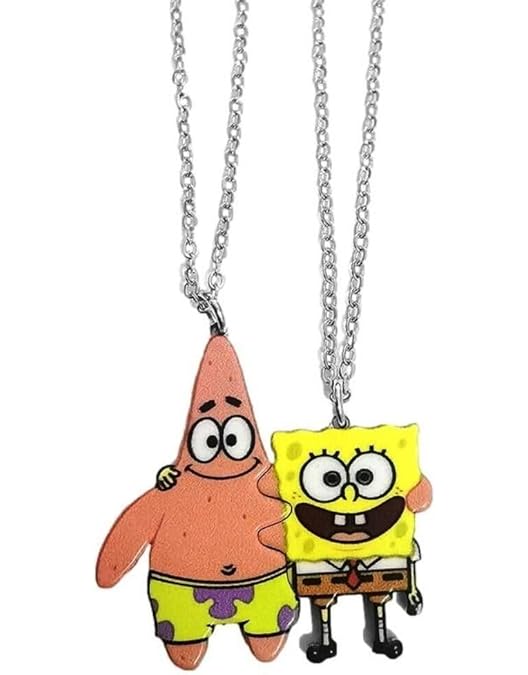 Amazon.com: Nickelodeon SpongeBob Pendant & Earrings Set