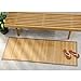iDesign Formbu Extra-Large Bamboo Floor Mat Non-Skid, Water-Resistant Runner Rug for Bathroom, Kitchen, Entryway, Hallway, Office, Mudroom, Vanity, 60