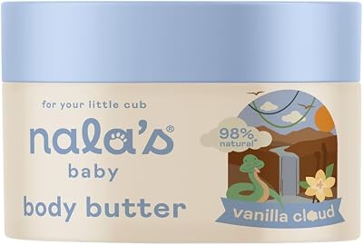 Nala's Baby Body Butter Vanilla Cloud 200ml 98% Natural Vegan
