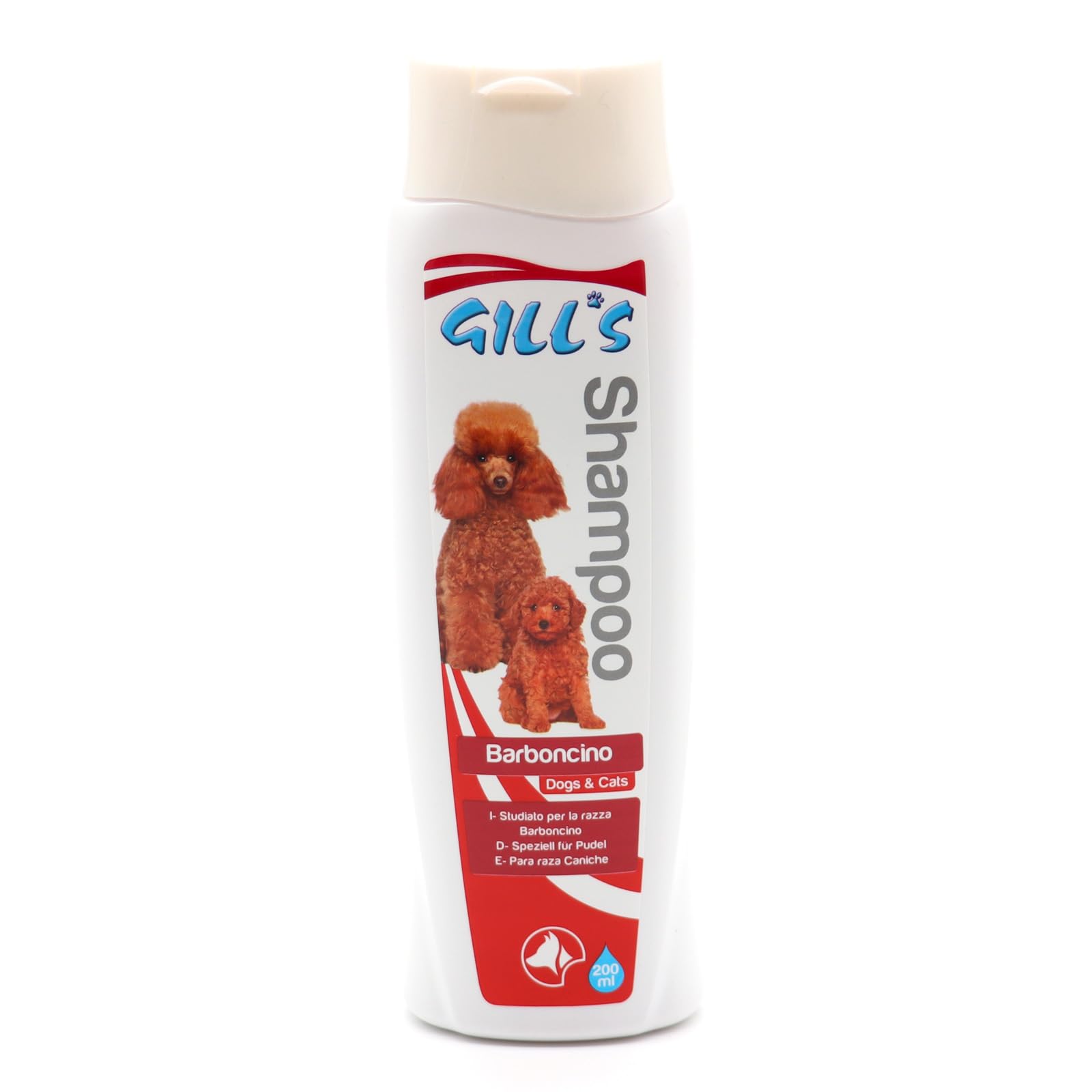 Croci Gill's - Poodle Shampoo, suitable for curly coats of poodles, ideal for grooming, 200ml