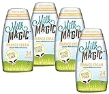Milk Magic, Liquid Milk Infusions, Flavor Enhancers, 1.62oz Bottle (Pack of 4) (Orange Cream)