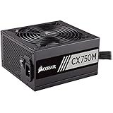 Corsair CP-9020061-UK Builder Series CXM750 ATX/EPS Semi-Modular 80 PLUS Bronze Power Supply Unit, 750 W