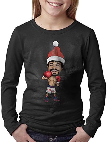 Manny Pac Man Pacquiao Christmas Hat Teens Long Sleeve T-shirt
