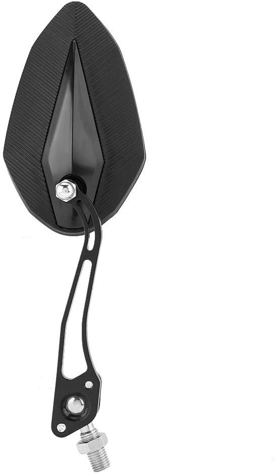 Rear View Mirror, Pair 8mm 10mm Universal Motorbike Scooter Motorcycle Rearview Mirror Rear View Side Mirrors(Black) - Image 5