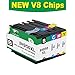 Supricolor Replacement 950XL 951XL Ink Cartridges, Compatible for 950 XL 951 XL 950 951 Work with OfficeJet Pro 8600 8610 8620 8630 8660 8640 8615 8625 276DW 251DW 271DW Printers 1 Set (BK/C/M/Y)