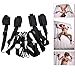 Under Bed Straps, Bed Bondageromance Straps with Adjustable Soft and Comfortable Wrist and Ankle Handcuffs Fits Almost Any Size Mattress