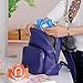 MyFriday Collapsible Water Bottle, Silicone Leak Proof Valve, Medical Grade, BPA Free, 26 oz, 750 mL, Vibrant Blue