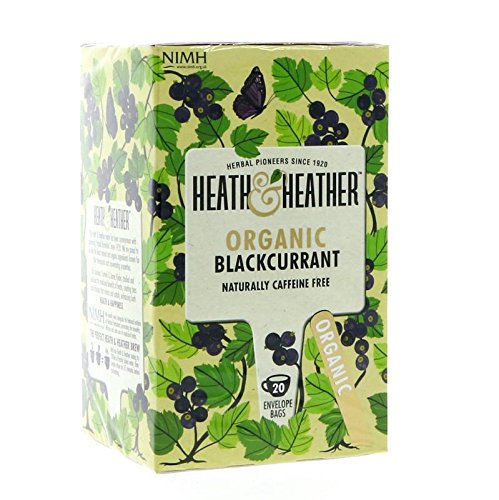 (2 Pack) - Heath And Heather - Wild Blackcurrant Herbal Tea | 20 Bag | 2 PACK BUNDLE