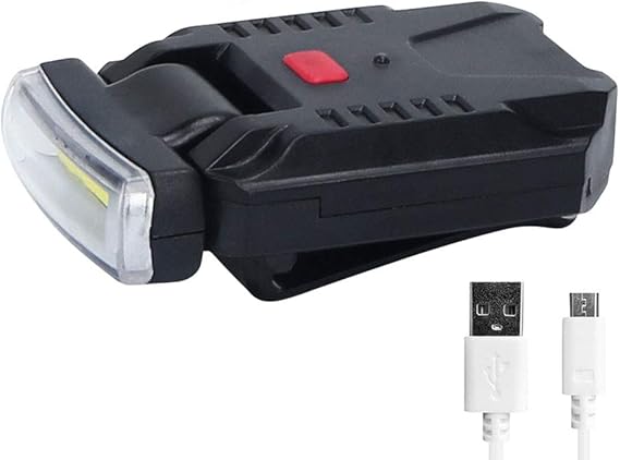 Fishnu Cob 5 Watts Clip On Cap Lamp Usb Rechargeable Clipmate Cap Floodlight Wide Cover Area Baseball Hatlamp One Mode Tightly Clip On No Red Rim Designed Pocket Size Home Kitchen Amazon Com