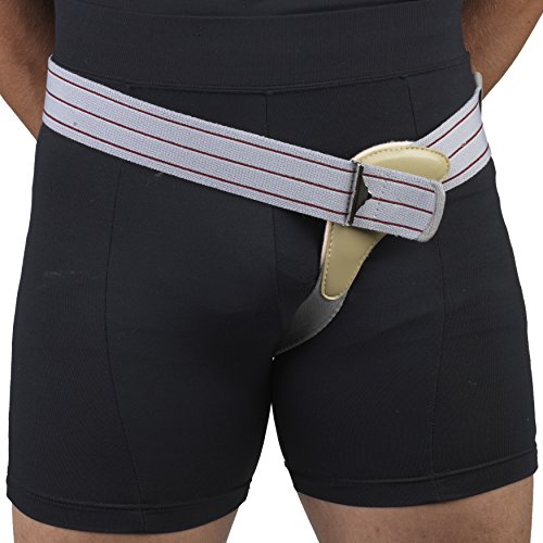 OTC Hernia Truss Single Herniation Inguinal Scrotal Treatment,, X-Large, Grey (…