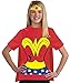 Rubie's womens Justice League Child's Wonder Woman 100% Cotton T-shirt Costume, One Color, Medium US