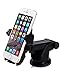 Car Accessories, Gaoye Car Mount Phone Holder Windshied Stand Universal 360 Degree Adjustable Cradle Strong Cup Holder for iPhone 7 6 Samsung Galaxy HTC Moto Sony LG Smartphones Gps Holder (Black)