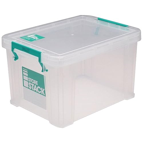 StoreStack 1 Litre Storage Box W180xD110xH90mm Clear RB00814
