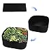 Xnferty Fabric Raised Garden Bed, 2×2 Feet Square Breathable Planting Container Grow Bag Planter Pot for Plants, Flowers, Vegetables (Black)thumb 1