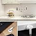 EverDigi 6-Pack Magnetic Key holders, No Drilling Key Racks Hangers with Adhesive for Wall, Light Switch, Fridge (White)
