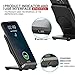 PRUGNA Wireless Fast Charger, Built in Cooling Fan Qi Stand for Samsung Galaxy S8/S8 Plus/S7/S7 Edge/Note 5/S6 Edge Plus, Factory Store - 3 Coils - 10W