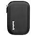 Inateck Portable Shockproof EVA Carrying Case Shell with Zipper for 2.5 Inch Hard Disk Drives HDD/ SSD and My Passport Ultra (Black)