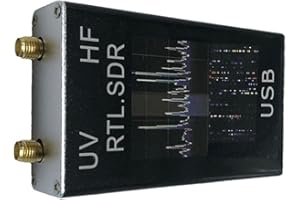 ZYNCUE RTL- Tuner Receiver with RTL2832U + R820T2 Chipset,100 kHz C1.766 GHz HF/VHF/UHF Coverage,for AM/FM/NFM/USB/LSB/CW,Ham