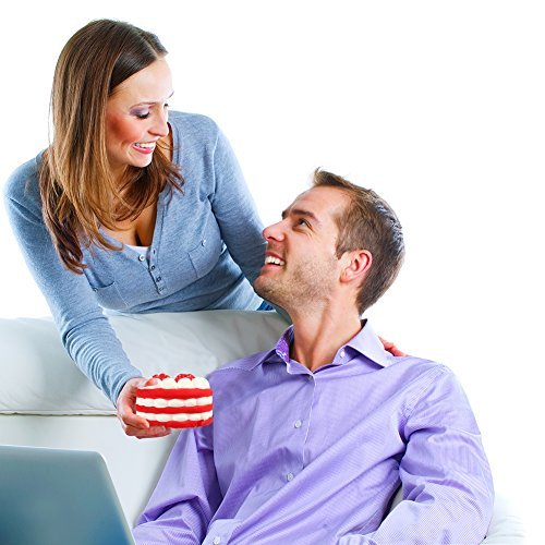 MyMei Squishy Slow Rising Toy Stress Reliever Strawberry Cake Hand Wrist Toy (Strawberry Colorful) - //coolthings.us