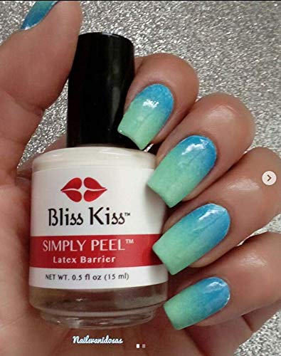 Bliss Kiss Simply Peel Latex Peel Off Cuticle Guard for Nail Art | 15 ml | Made in the USA - Thumbnail 7