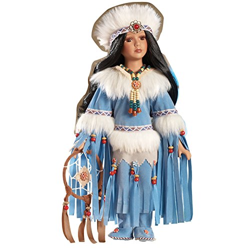 UPC 842022178103, Women&#39;s Gwenelda Native American Porcelain Doll, Polyester, Porcelain