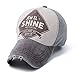 Home Prefer Distressed Vintage Baseball Cap Cotton Twilled Adjustable Trucker Hat Outdoor Sun Protection Hat Brown