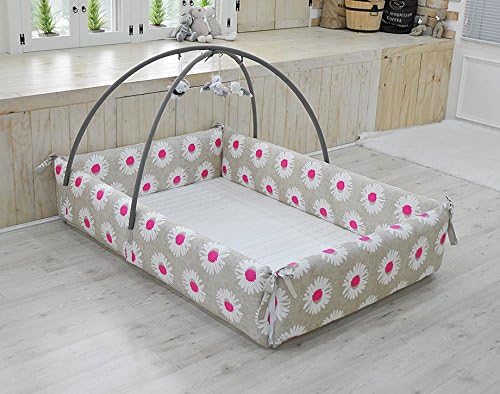 Maming Baby Bumper Bed Crib Bumper Sun Flower