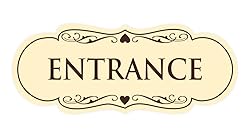 Signs ByLITA Designer Entrance Sign