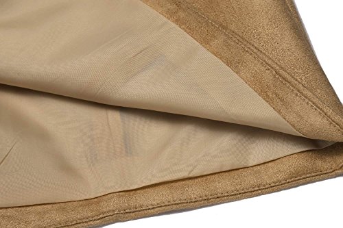 JINIDU Men's Casual Suede Leather Vest Jacket Slim Fit Dress Vest Waistcoat - Thumbnail 7