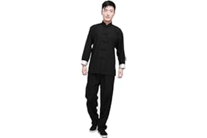 ZooBoo Kung Fu Uniform Clothing - Chinese Traditional Martial Arts Wing Chun Suits Tai Chi Training Clothes