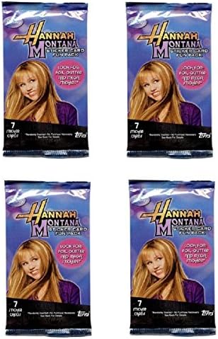 Disney Hannah Montana Sticker Card Fun Pack Lot of 32 Packs