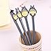 Errollina 14 Pack Funny Cute Kawaii Design Black Ink Gel Pen Ballpoint Set School Student Kids Gift Stationery Office Supplies 0.5mm (Black)