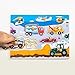 ROBOTIME Wooden Transportations Peg Puzzle Game Creative Toddler Knob Puzzle Toys Best Gifts for Toddler