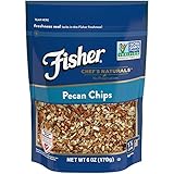 FISHER Chef's Naturals Pecan Chips, 6 oz, Naturally Gluten Free, No Preservatives, Non-GMO
